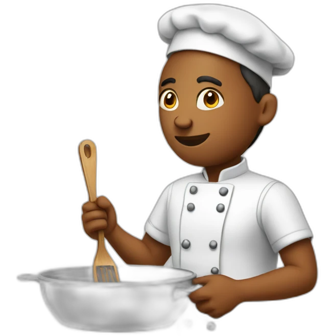preparing recipe emoji