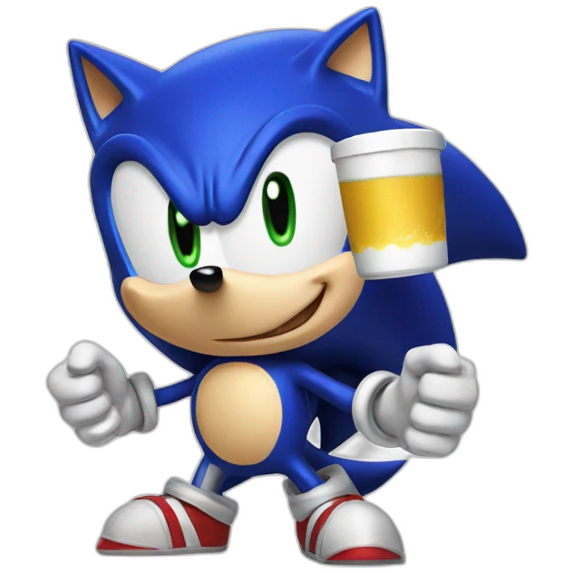 Sonic thé hedgehog emoji
