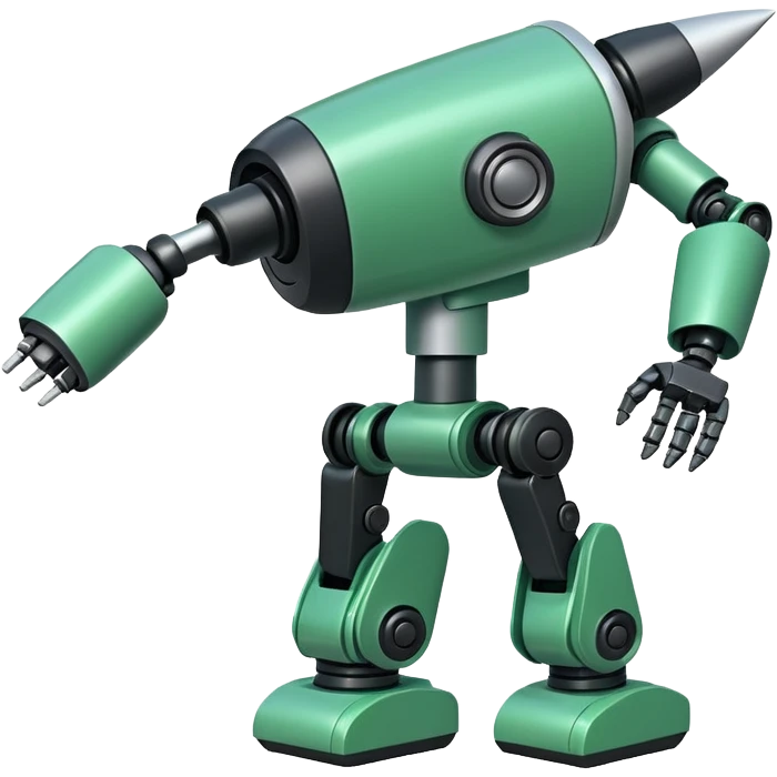 Jet-arm green, Toy Robot. emoji