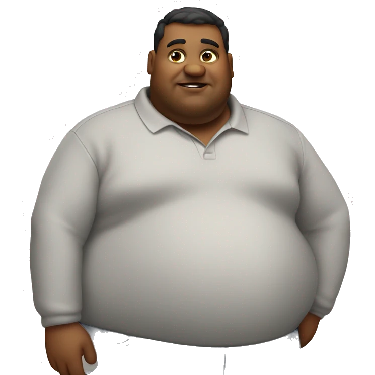 fat man emoji