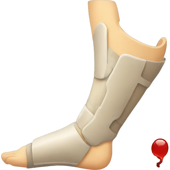 Broken leg emoji