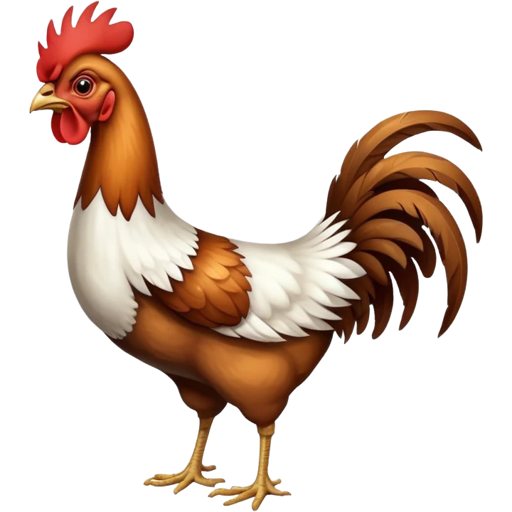 long neck chicken emoji
