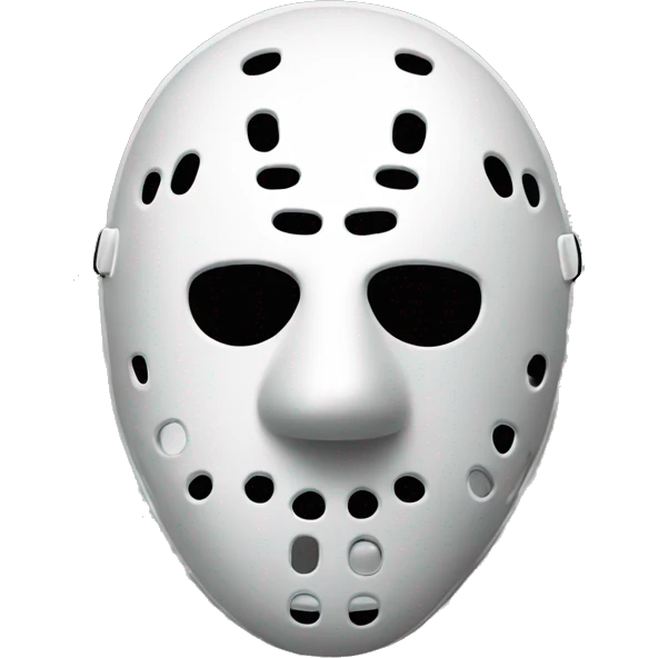 blackFriday 13th hockey mask emoji