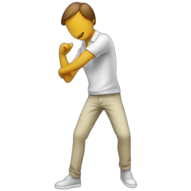 people dab emoji