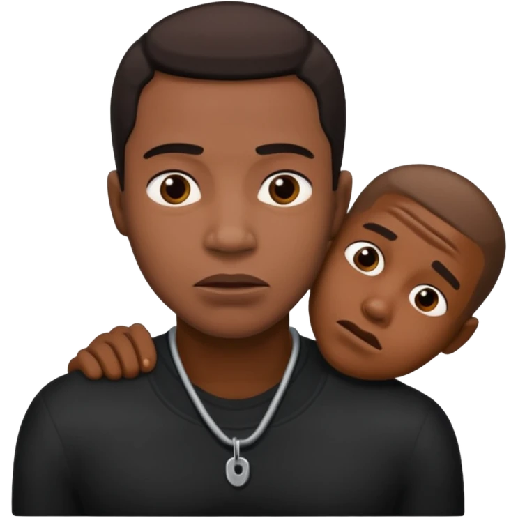 Black man get strangled emoji