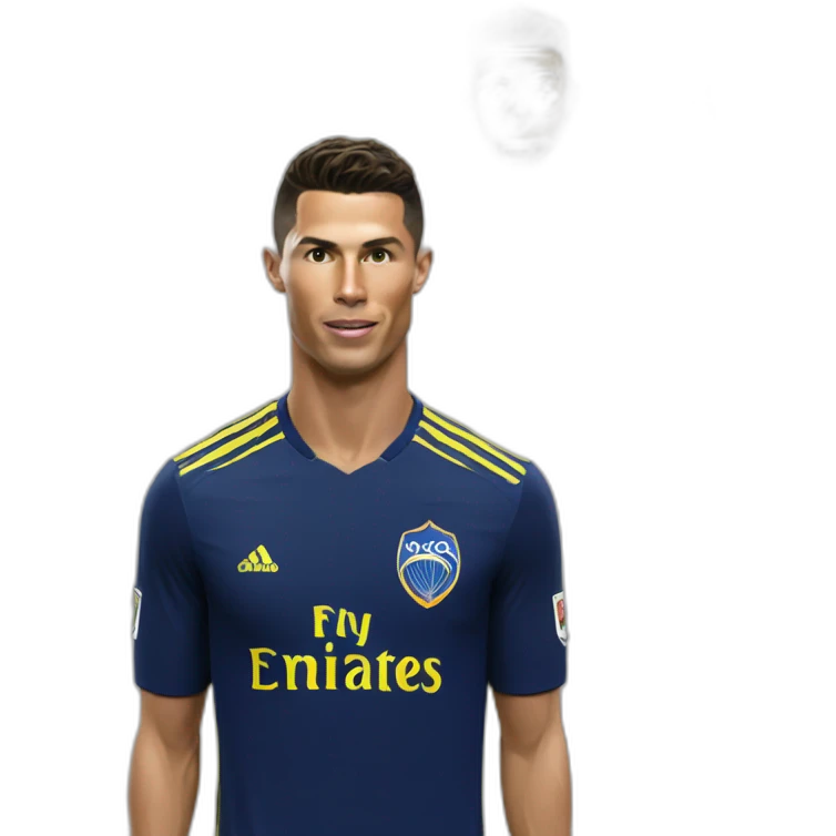Cristiano Ronaldo in al nassr club emoji