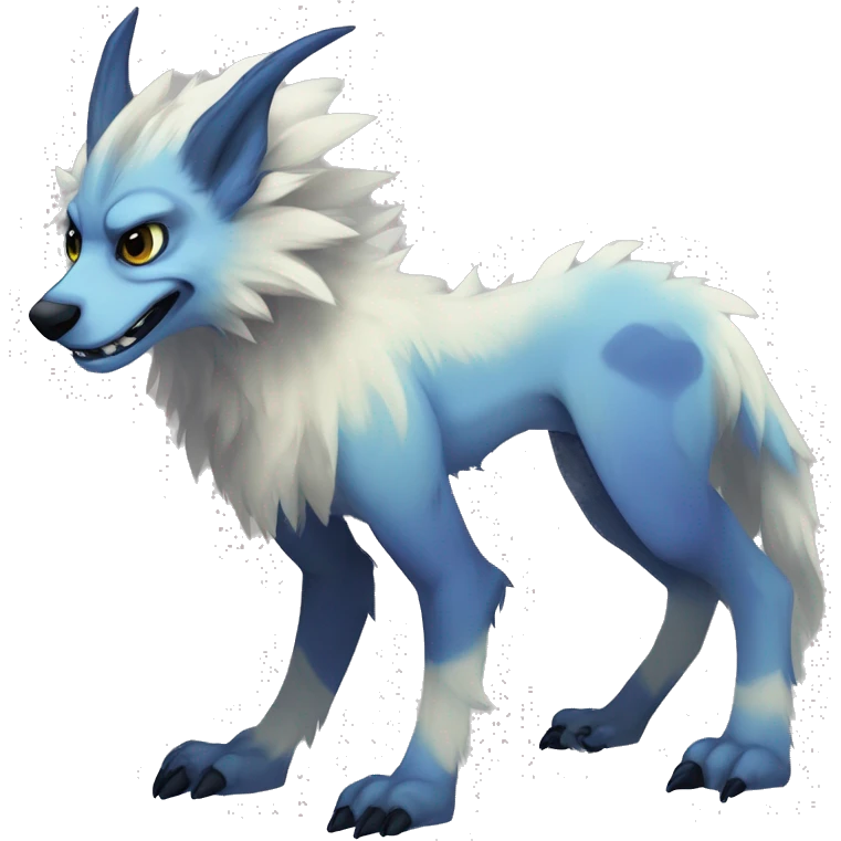 Cute Protogen-vernid-sergal-wickerbeast-fantasy-animal-fursona griffsnuff & LiLaiRa & Falvie full body emoji