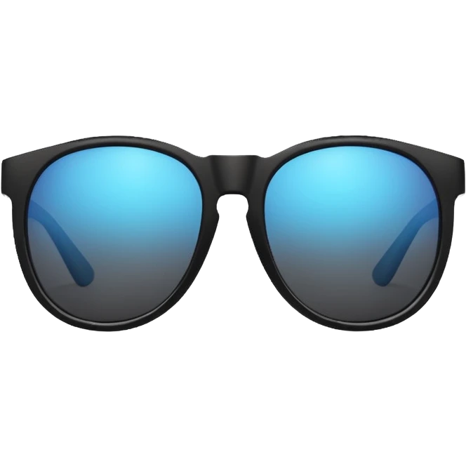 3d style sunglasses blak emoji