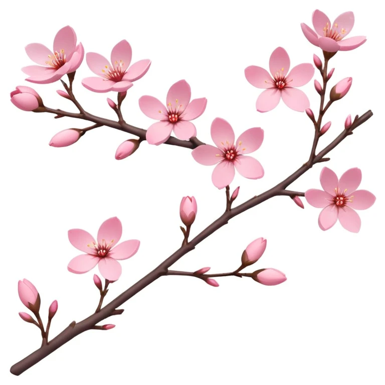 sakura branch emoji