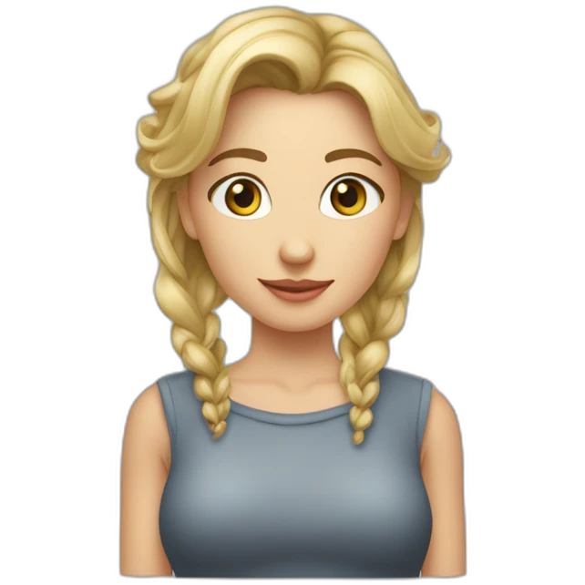 девушка с темными глазами и волосами в кимоно emoji