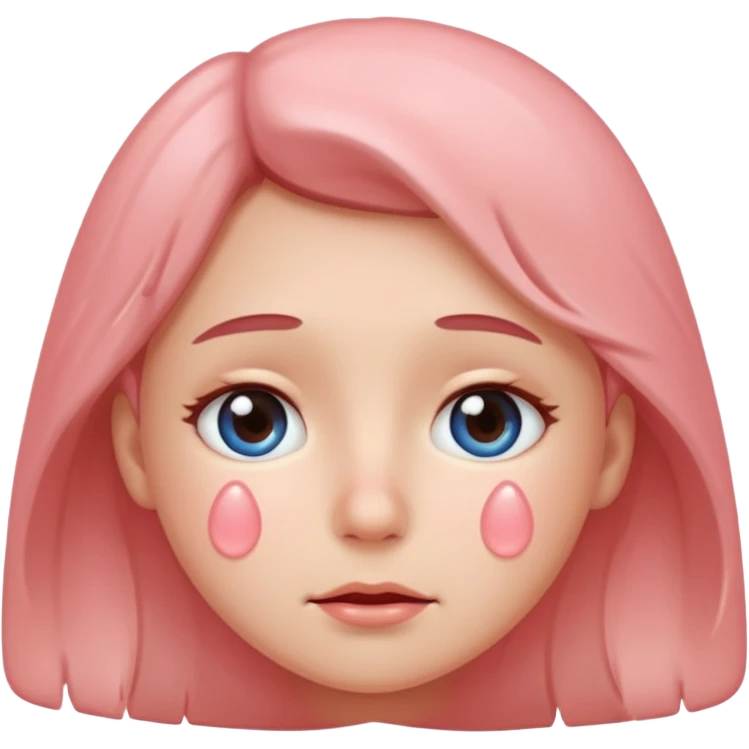 Qui est émue avec des joue emoji