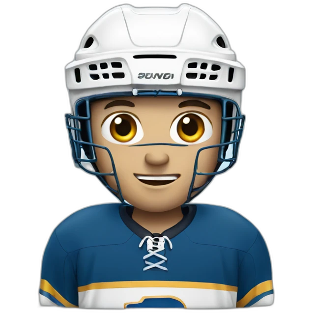 Ice hockey player emoji