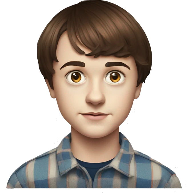 Noah Cameron Schnapp is an American actor. He is best known for his role as Will Byers in the Netflix science fiction horror series Stranger Things. Grown  emoji