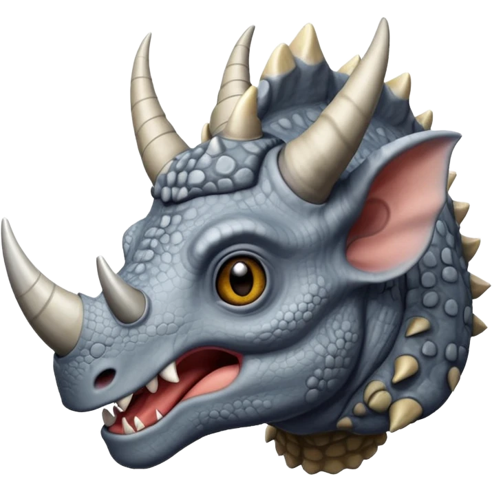 Triceratops emoji