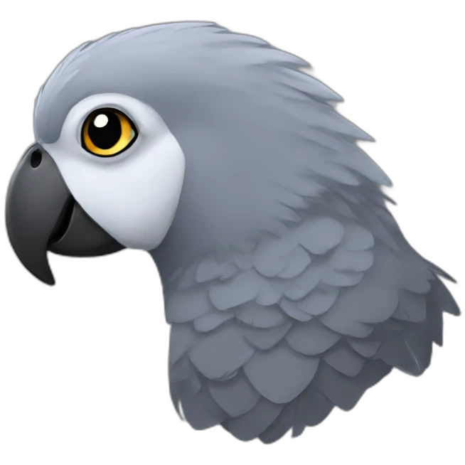 African-gray emoji