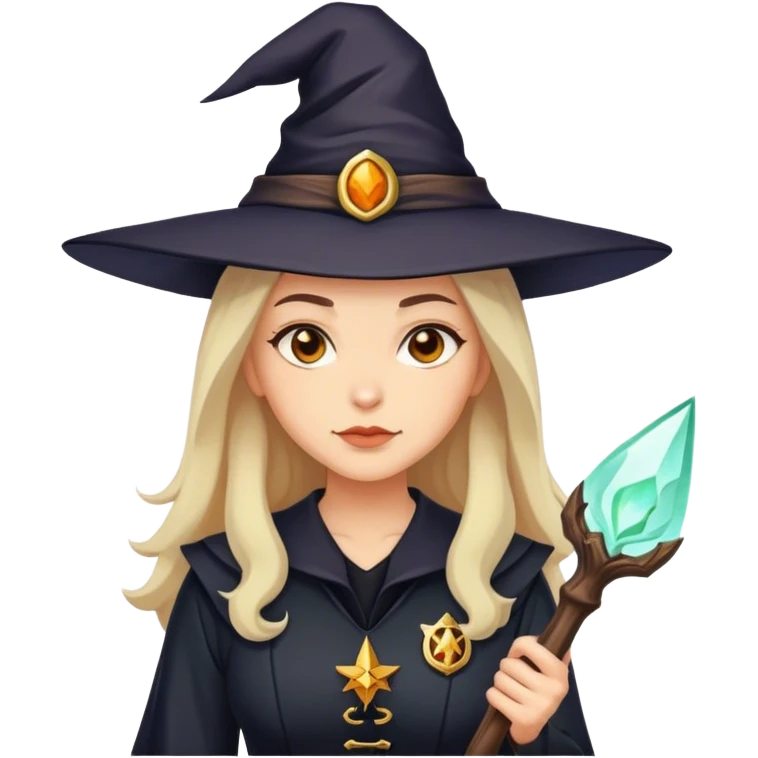 A witch in law uniform  emoji