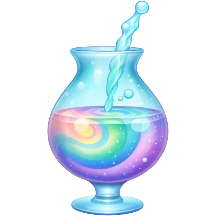 Sparkling pastel potion emoji