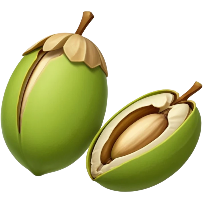 Picole de pistacho emoji