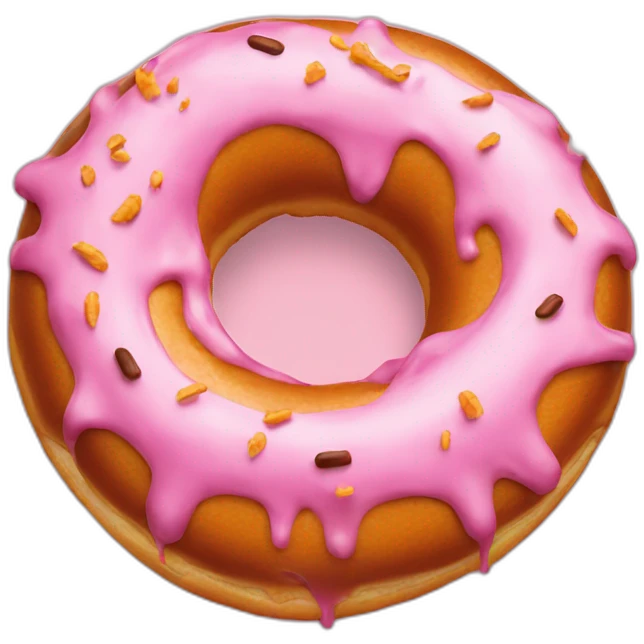 Saussice dans Donut  emoji
