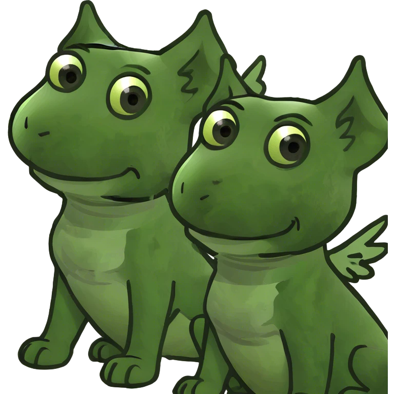 Dogs with wings emoji
