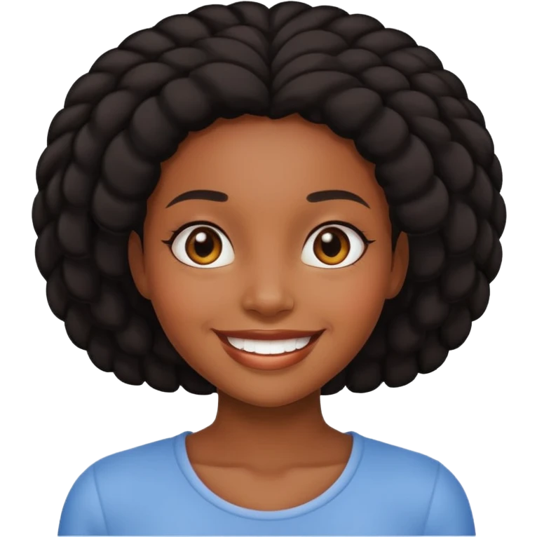 Black girl emoji