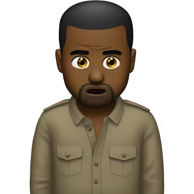 kanye west vomitting  emoji