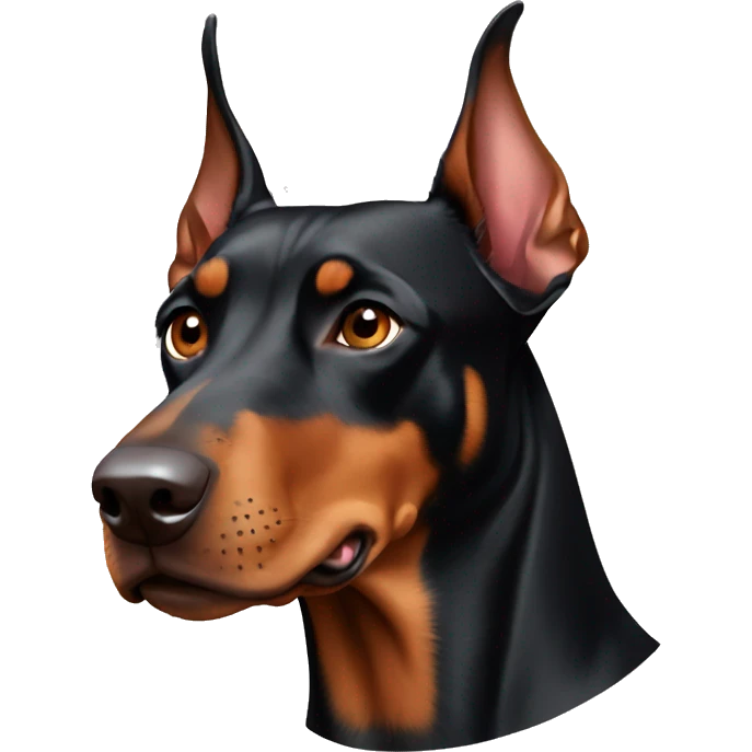 European Doberman Pinscher emoji