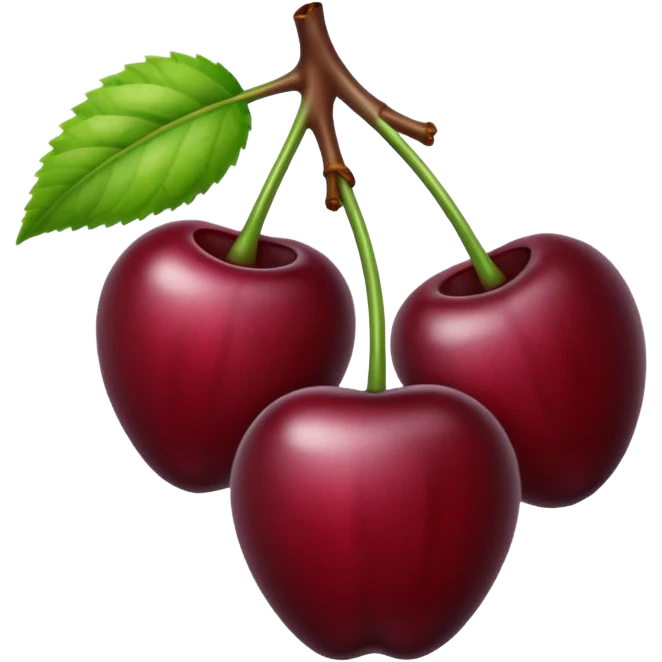 black cherry emoji