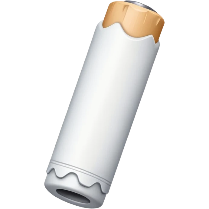 white color crayon emoji