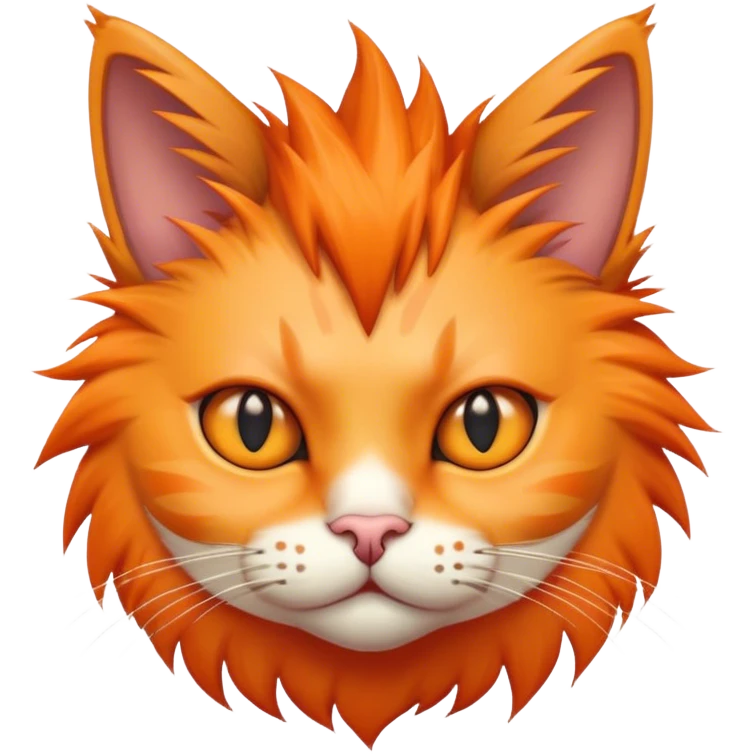 Cat with a mohawk ￼ emoji