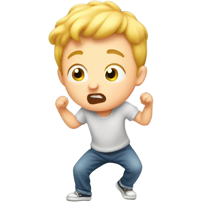 Boy farting emoji