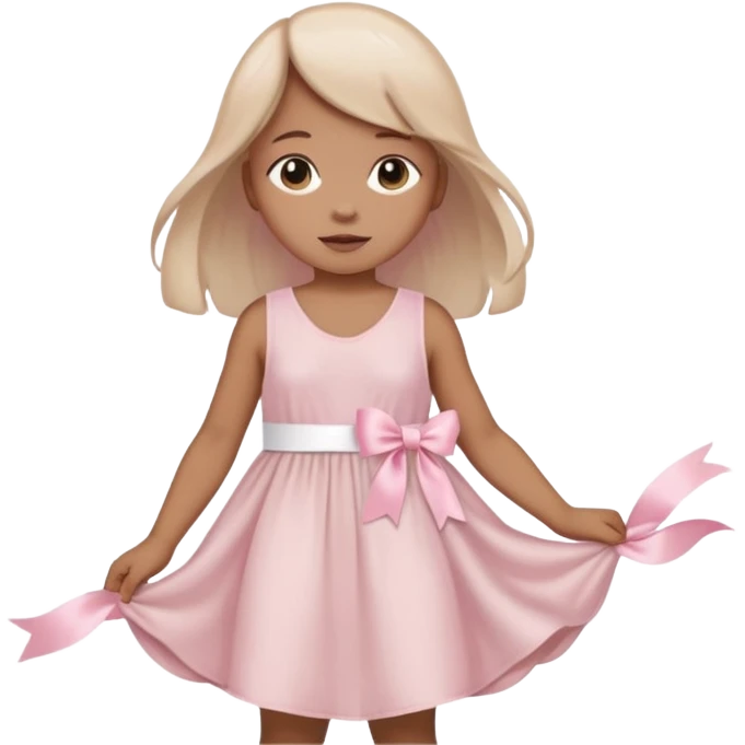 things baby pink and light beige for girls emoji