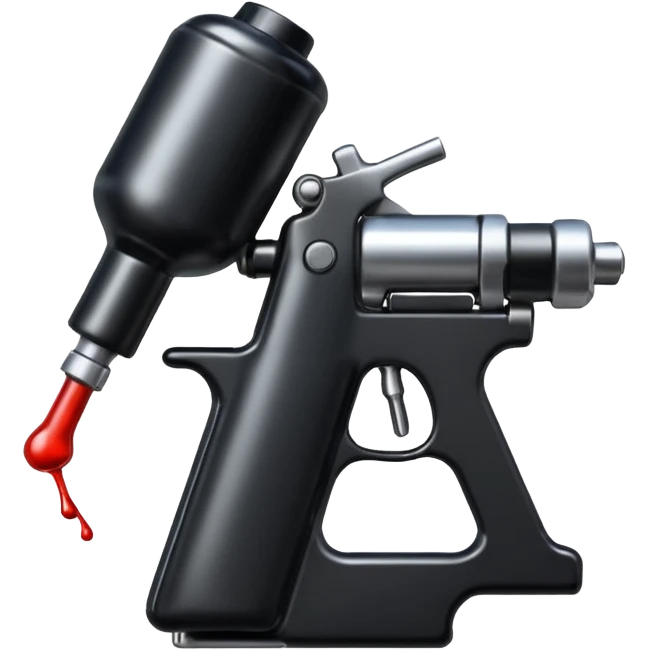 tattoo gun and ink emoji