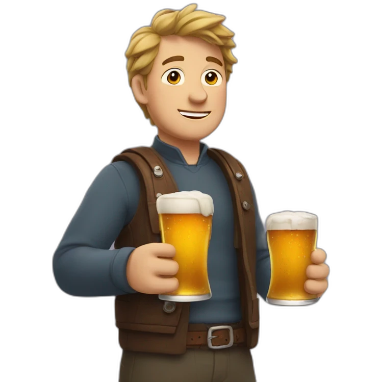 Arthur And his beers emoji