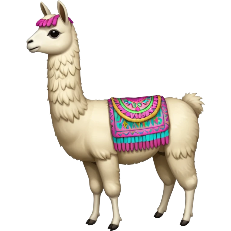 full body llama  emoji