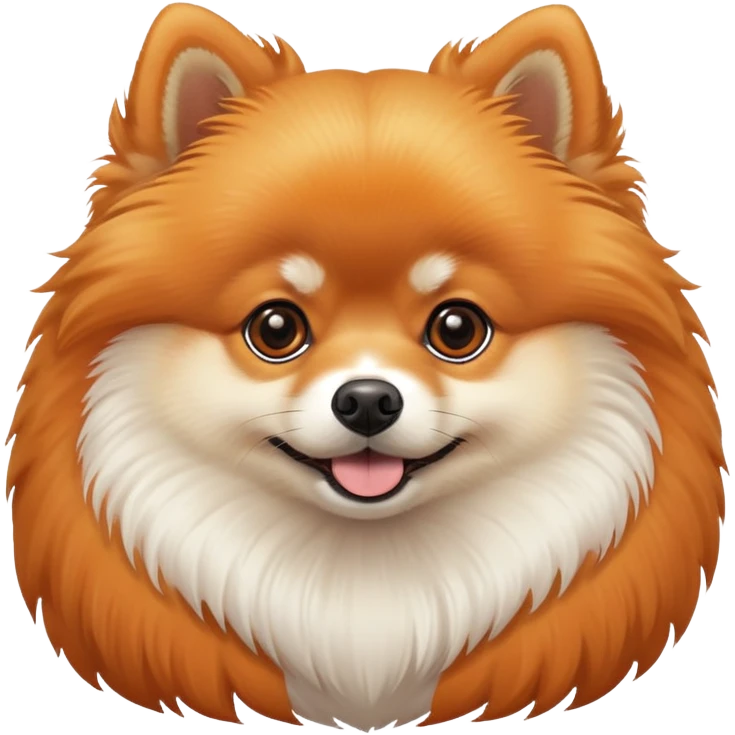 Pomranian dog emoji