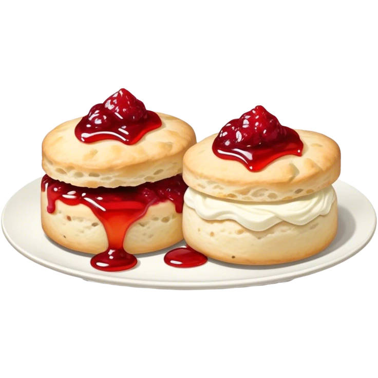 1 British scones emoji
