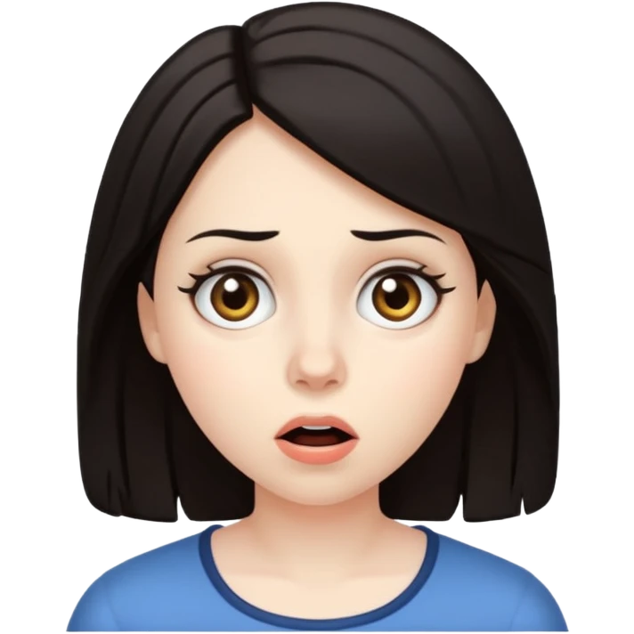 Teresa from the Maze Runner, surprised emoji