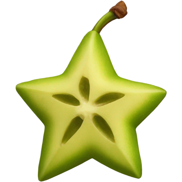 5 star fruit Carambola piece emoji