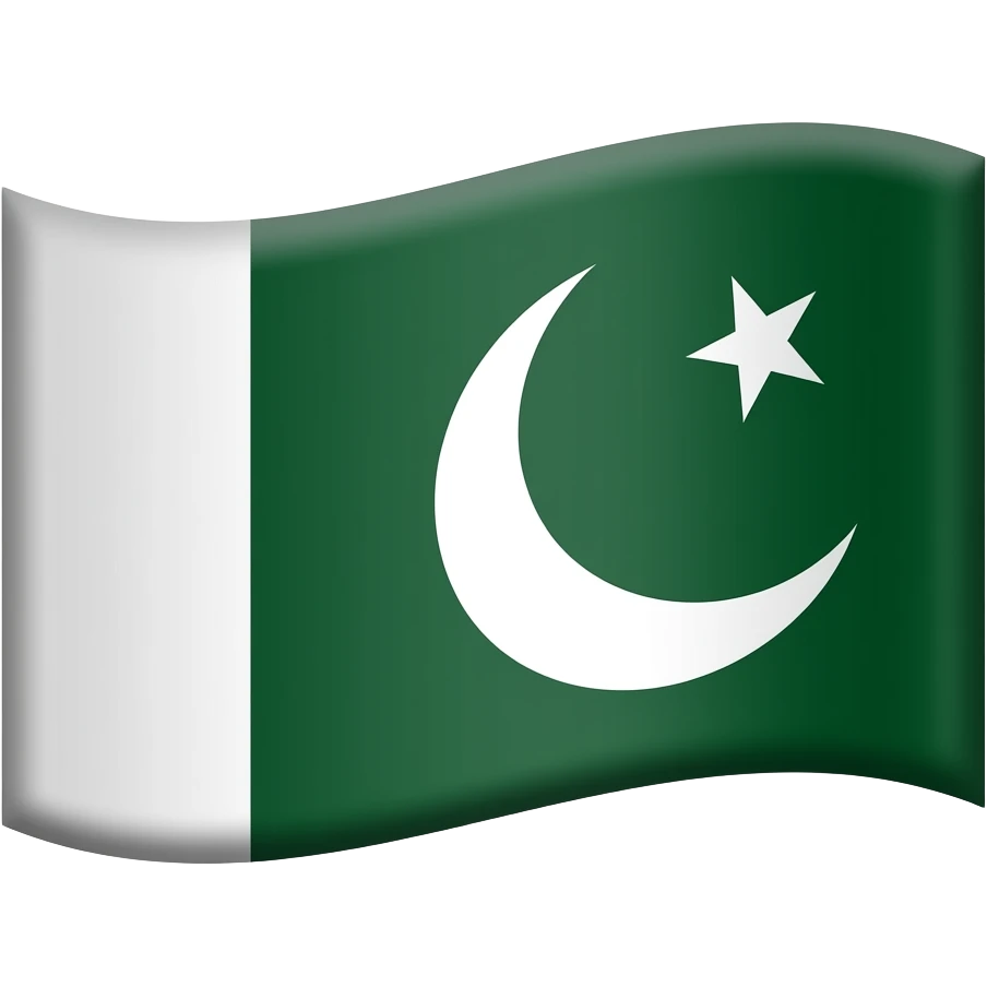 Create an emoji of ajk flag emoji