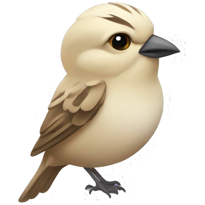 Blonde bird sparrow emoji