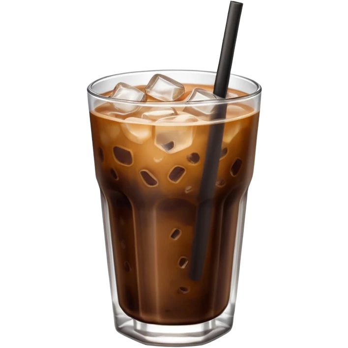 Iced coffee aesthetic emoji
