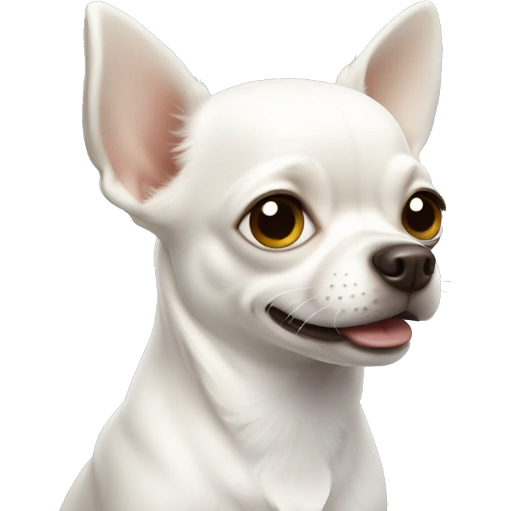 white chihuahua dog emoji