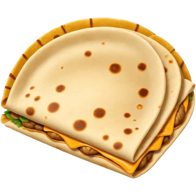 make a blend of a quesadilla and a armadillo emoji