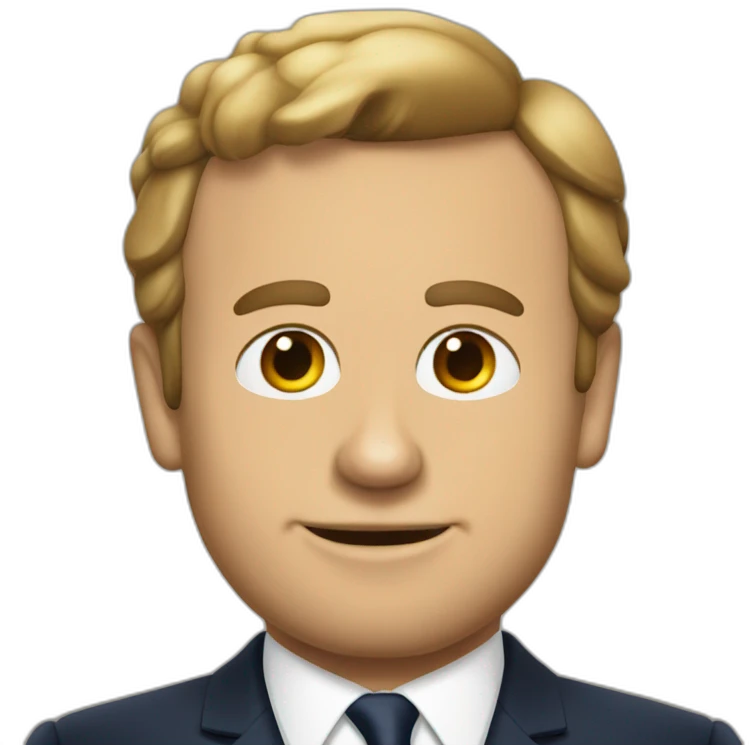 Macron qui Chek poutine emoji