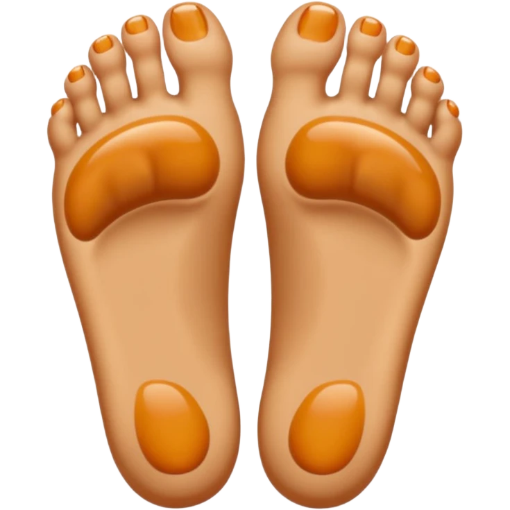 feet with a butthole  emoji