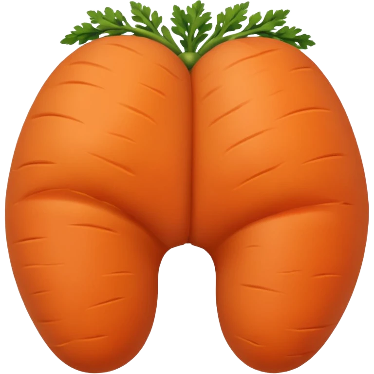 carrot between buttocks emoji