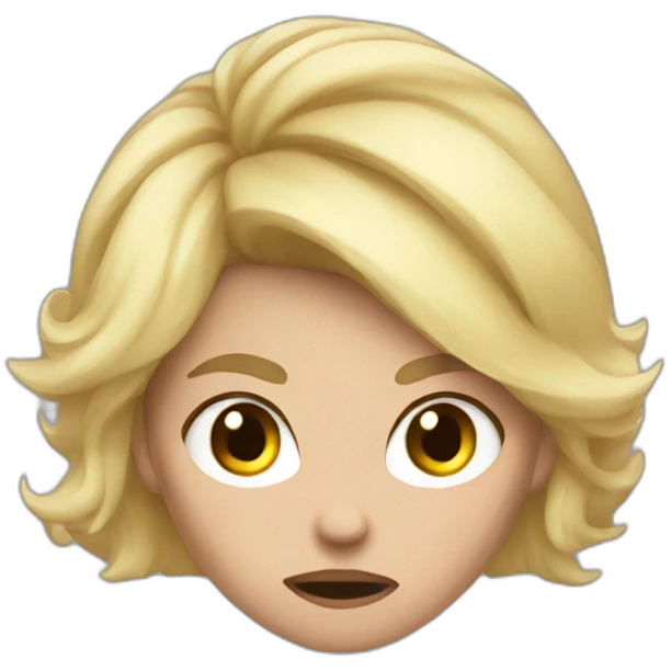 very very angry mother blond hair emoji