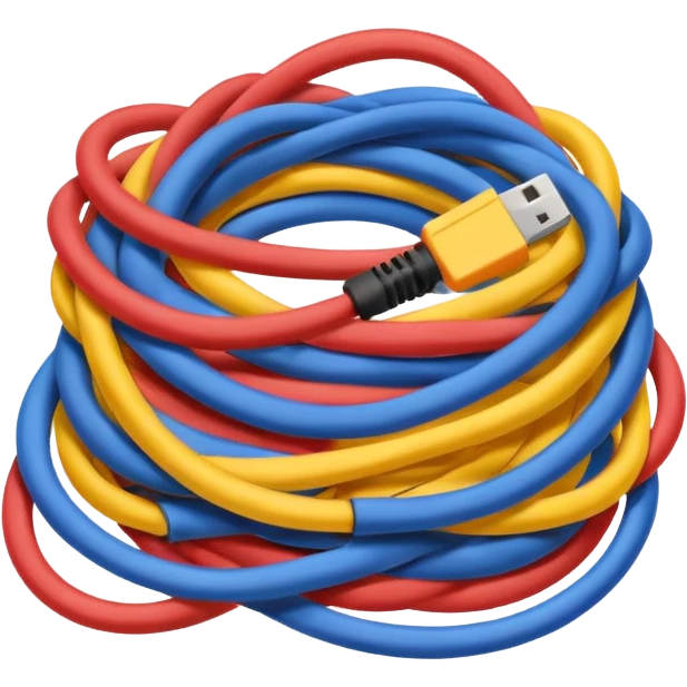 Tangled Cables emoji