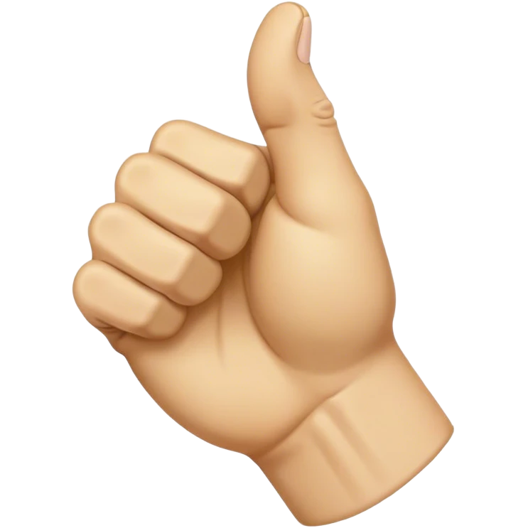 ASL Alphabet “A” Emoji represents the American Sign Language letter “A”. The hand is shown in a closed fist, with the thumb resting on the side of the fist. This is the standard ASL representation of the letter “A”. emoji